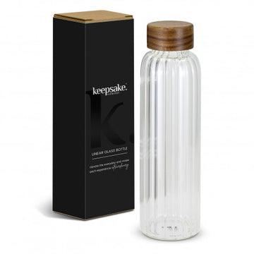 Keepsake Linear Glass Drink Bottle - 127436-0